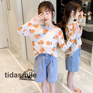 UVカット tシャツ キッズ 子供服 女の子 春夏秋 長袖 トップス 花柄 透ける 紫外線対策 日焼け防止 薄手 涼しい 羽織り 虫よけ 冷房対応 