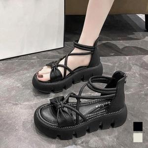 Demonia(デモニア) CAMEL-109 チャンキーヒール 厚底サンダル つや消し