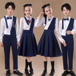 キッズユニフォーム 子供 制服 ユニフォーム スーツセット セットアップ 男の子 女の子 ワンピース ベスト 学生 吹奏楽 演奏会 制服 音楽