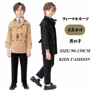 フォーマル スーツ キッズ スプリングコート 男の子 フォーマルスーツ セットアップ 子供スーツ 発表会 子供服 入学式 入園式 卒業式 卒