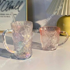 耐熱ガラスティーカップ マグカップ コップ キッチン用品 電子レンジ対応 食洗器対応 シンプル おしゃれ かわいい ガラスマグ ティーカッ