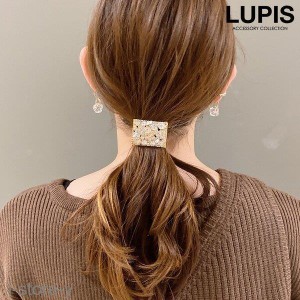 ヘアゴム ヘアアクセサリー ヘアアクセ ビジュー ゴールド ルピス 母の日