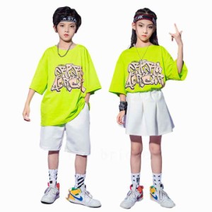 チアガール キッズダンス衣装 チア セットアップ チアガール衣装 男の子 パンツセット 女の子 スカートセット ダンス衣装 キッズ ダンス 