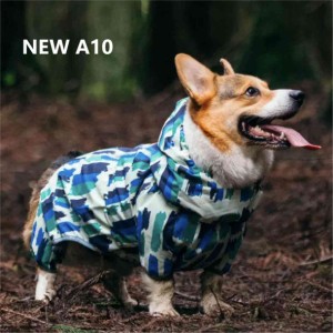 【送料無料】レインコート 犬服 大人気 犬用 つなぎ 犬服 犬 服 犬の服 梅雨ドッグウェア カッパ 小型犬 中型犬 6カラー 3XL~4XL  ゴール