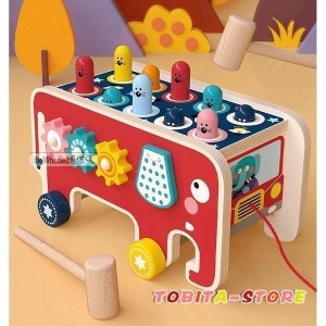 おもちゃ 知育玩具 ねずみを落とす 木製 楽器 ギフト ベビー 子供 ベビー用品 赤ちゃん 軽量 男の子 女の子 出産祝い プレゼント