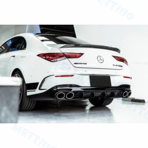 BENZ メルセデス・ベンツ CLA-Class W118 C118 専用 CLA45ルック リア ディフューザー エアロ カスタム CLA180 CLA200 マフラーカッター