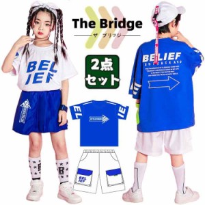 チア チアガール 女の子 男の子 子供服 ヒップホップ カッコイイ 韓国風 キッズ ダンス衣装 可愛い 半袖 ストリート ジュニア セットアッ