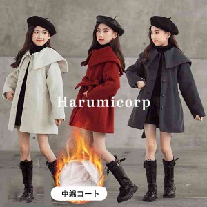 トレンチコート キッズ 子供服 女の子 冬服 中綿コート ロングコート ジャケット パーカー ジャンパー チュニック 韓国子供服 アウター 