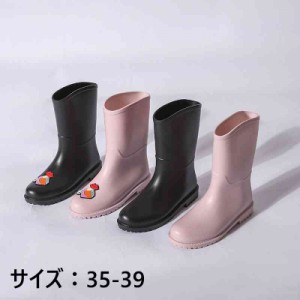 レインブーツ ハイブーツ レディース 女性用 防水ブーツ レインシューズ 靴 雨靴 長靴 長くつ 雨具 レイングッズ 美脚 蒸れない 4色