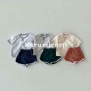 ベビー服 セットアップ 女の子 男の子 ジャージ 上下セット キッズ 韓国こども服 tシャツ 半袖 ショートパンツ おしゃれ 可愛い 赤ちゃん