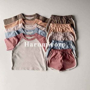 セットアップ キッズ ベビー服 女の子 男の子 子供服 tシャツ 半袖 ショートパンツ 韓国こども服 夏服 ジャージ 上下セット 運動着 おし