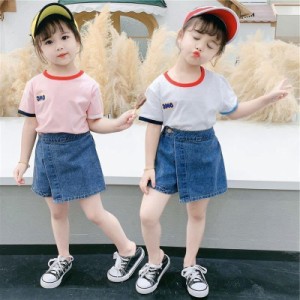 子供服 女の子 夏服 韓国 上下セット 半袖 tシャツ ズボン ハーフパンツ ジャージ 上下 トップス ボトムス こども服 ベビー服 ジュニア 