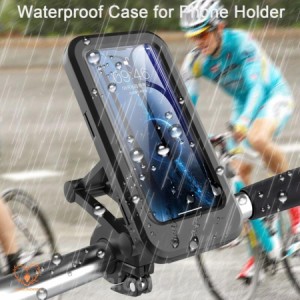 スマホホルダー 自転車 バイク 防水 スマホスタンド 携帯ホルダー 360度回転 スタンド ロードバイク スマホ ホルダー