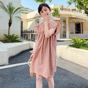  子供 ワンピース バックリボンワンピース 半袖 子供服 女の子 ワンピース 膝丈 ガールズ キッズ ベビー ジュニア フレア かわいい 無地 
