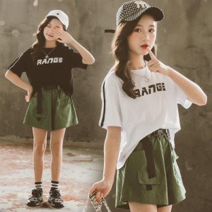 ジャージ 子供服 セットアップ 半袖Tシャツ ショットパンツ 2点セット キッズ 可愛い 夏 お出かけ 普段着 通学 運動着