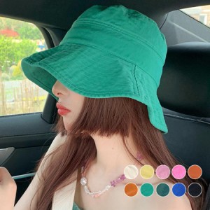 バケットハット 小顔 UV対策帽子 韓国