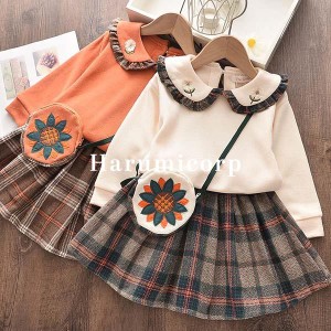 セットアップ キッズ 子供服 女の子 トップス 長袖 スカート おしゃれ 可愛い ベビー服 春 秋 ジュニア 入学 入園 誕生日 プ