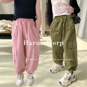 ジャージ パンツ キッズ 女の子 韓国子ども服 ロングパンツ スポーツ 運動着 ワイドパンツ 夏 子供服 ガウチョパンツ おしゃれ