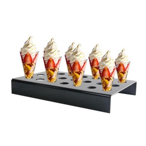 アイスクリームコーンスタンド 装飾カップケーキベーキングラック ベーキングパーティークッキング用 22.5cmx14cmx3cm