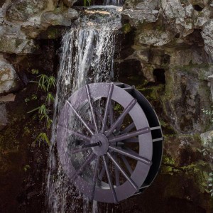 噴水回転ホイール DIY 水車モデル噴水風水ホイール 10 センチメートル