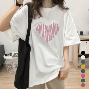 半袖Tシャツレディース 夏 ロゴ 韓国風【ネコポス可】