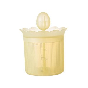 卵白泡立て器実用的なキッチン卵ツール多孔質デザイン卵ビーター泡立て器黄色