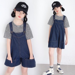 韓国こども服 セットアップ 子供服 上下 2点セット半袖Tシャツ トップス カジュアルパンツ 女の子 可愛いスタイル シンプル