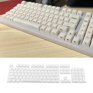 CHERRY MX /クローンスイッチ用のDIY完全透明キーキャップメカニカルABSミルキー