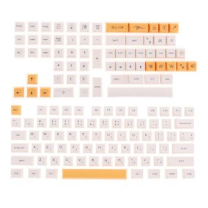 140keysPBTキーキャップハニーミルクテーマXDAプロファイルフィットMXスイッチ日本語フォント