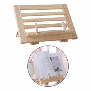 家のための絶妙な手彫りの木製の折り畳み式の本スタンドホルダーテーブルイーゼル