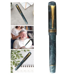 万年筆黒0.5mmペン先女性のための美しい優れたギフトペン男性青