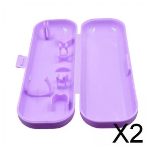 歯ブラシ トラベル ケース 保護カバー コンパクト ポータブル ホルダー バスルーム用 2本