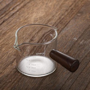 ワイン バーの液体のために抵抗力があるガラス計量カップの二重口の温度