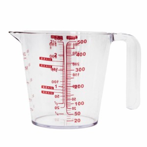プラスチック計量カップ水差し注ぎ口キッチンベーキング調理器具500 ml