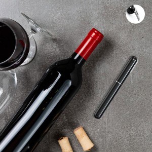 空気圧ポンプオープナーツールワイン愛好家のためのクイックワインアクセサリーブラック