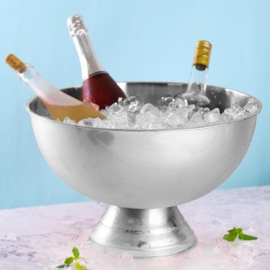 シャンパンクーラーバケット飲料冷却氷容器ヘビーデューティアイスバケットステンレス鋼シャンパンボウルバーベキュー家庭用冷却ワインバ