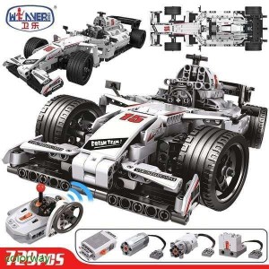 ブロック おもちゃ レゴ 互換 テクニック F1 レーシングカー RC ラジコン ステアリング クリスマスプレゼント 子供プレゼント クリスマス