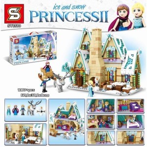LEGOレゴ互換品 プリンセス アナと雪の女王II ジンジャーブレッド屋 ブロック 子供 女の子 知育 趣味 手作り おもちゃ 5歳6歳7歳 誕生日 