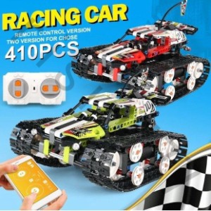 LEGOレゴ互換品 ブロック 車おもちゃ RCトラックレーサー キャタピラー ラジコン wifi対応 スマホ連動 ミニカー モデル 大人 子供 誕生日