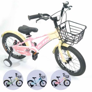 ★★「K.I.K」ZFJ高品質 子供用自転車 子供用 自転車 16インチ 補助輪付き スタンド付 プロテクター付 幼児用 誕生日プレゼント