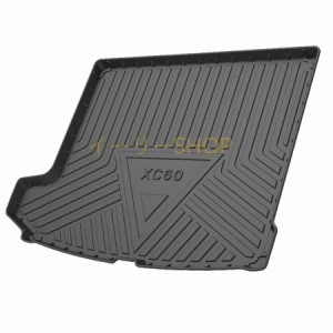 ボルボ Volvo XC60 2018-2021ラゲッジマット トランクマット 3Dラゲージトレイ 環境にやさしい材料TPEゴムにパッド防水 耐摩擦 耐汚フロ