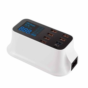 USB 充電器Type c 充電器 急速充電器 QC3.0 8ポート コンセント、をサポート