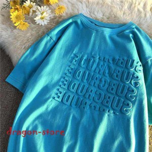 可愛い レディース 30代 女性Tシャツ 普段着 半袖 夏用 英語文字 ティシャツtシャツ 20代 半袖 Tシャツ 夏新作 取り寄せ