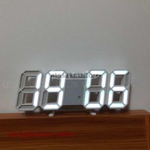 デジタル時計 LEDデジタル 目覚まし時計 時計 壁掛け 3D led wall clock 置き時計 置時計 おしゃれ 多機能 明るさ調整 スヌーズ アラーム