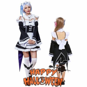 S?Lハロウィン衣装 子供用 女性用 メイド服 コスプレ KIDS コスチューム ロリータ風 ハロウィン 衣装 アリス レディース ガールズ 猫女 