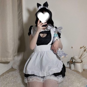 メイド服 メイド セット メイド風 コスチューム コスプレ衣装 萌え系コスチューム セクシー エプロン 萌え ランジェリー レディース ハロ