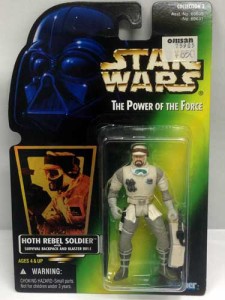 トミー●STAR WARS スターウォーズ フィギュア【ホス レベル・ソルジャー HOTH REBEL SOLDIER】※傷み有り