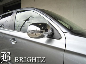 BRIGHTZ アウトランダー PHEV GG2W 前期 メッキドアミラーカバー Dタイプ MIR−SID−034