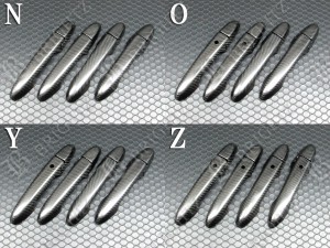 BRIGHTZ シャトル GK8 GK9 GP7 GP8 リアルカーボンドアハンドルカバー ノブ フルカバータイプ FITGK−NOBU−FC