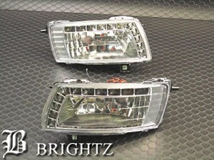 BRIGHTZ ヴェルファイア 20 25 LEDデイライト付き クリスタルフォグライト FOG−H−014